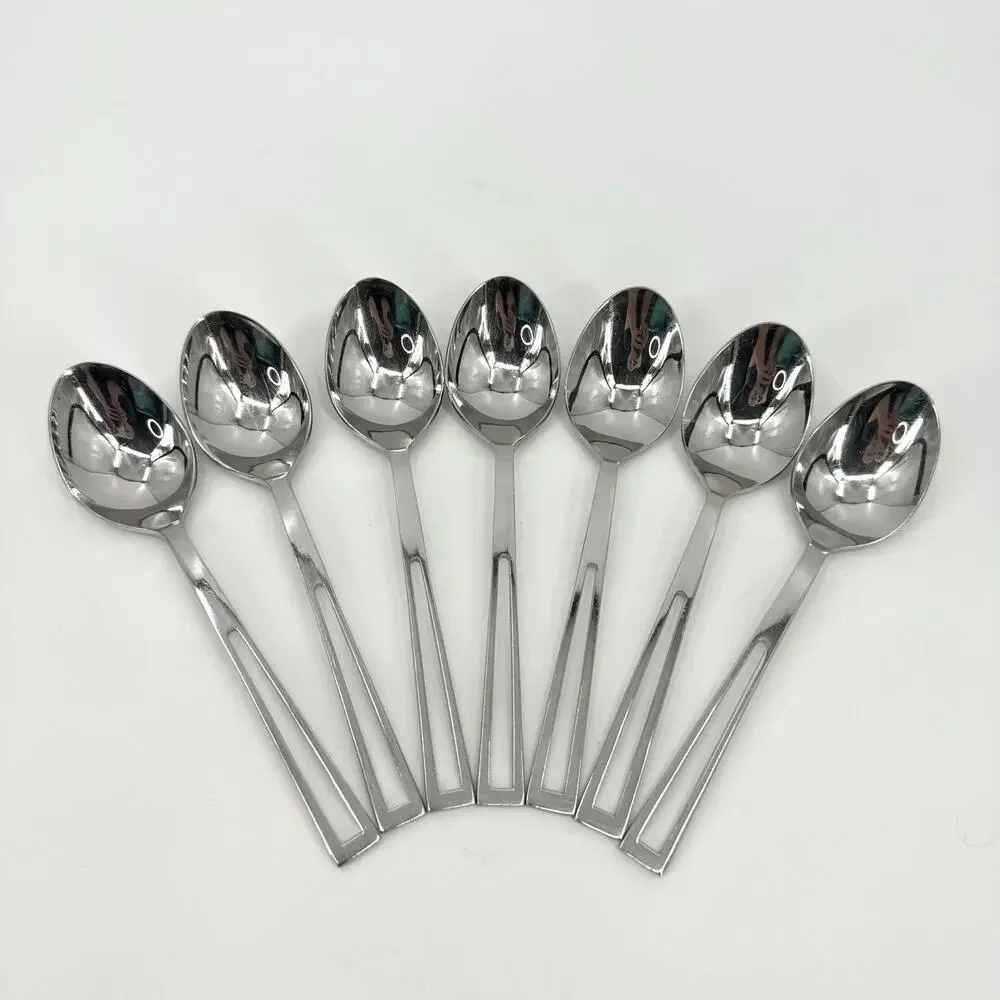 Supreme Cutlery Aperto Stainless Steel Tablespoons Set Of 7 Japan 7 1/8 inch